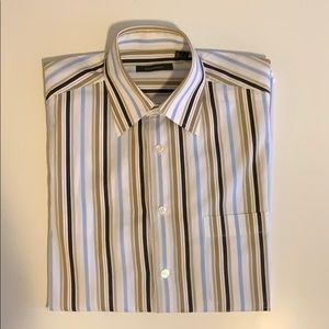 Ermenegildo Zegna Men’s Striped Casual Shirt